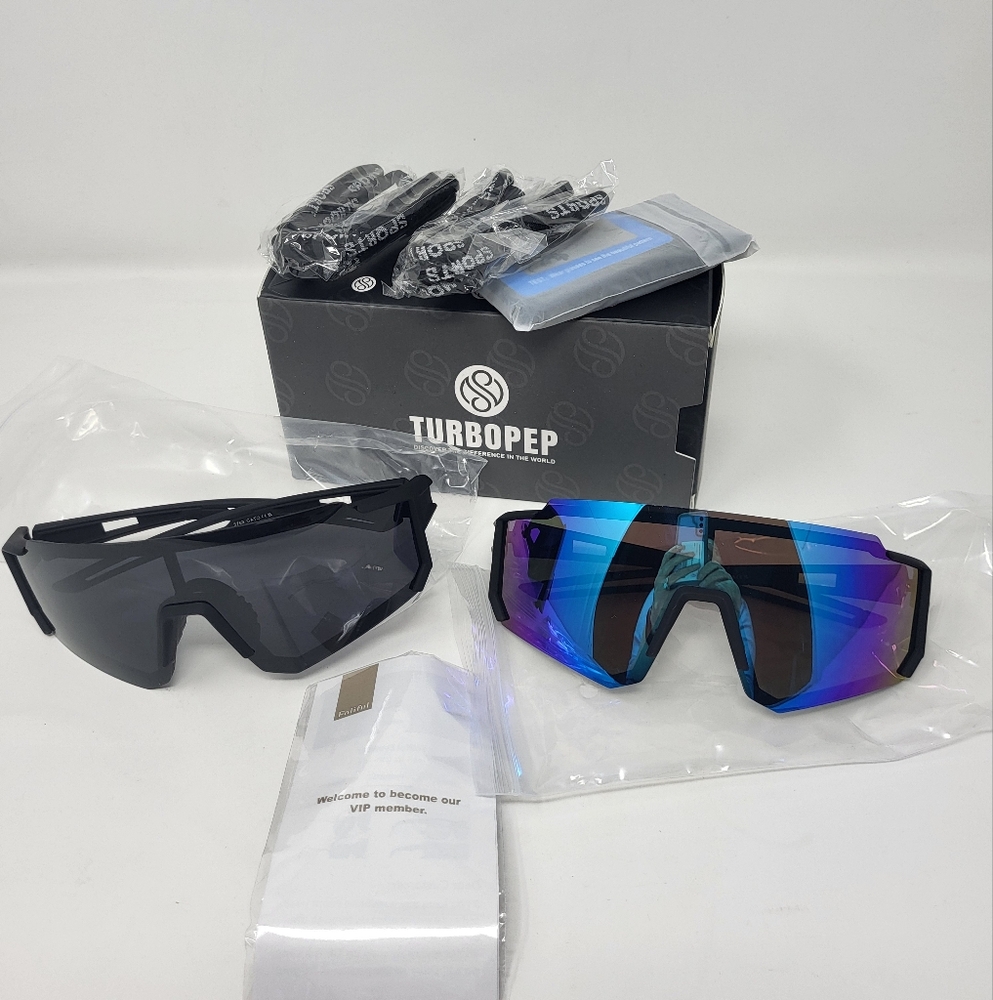 Turbopep‎ Set Of 2 Sunglasses And Accessories New